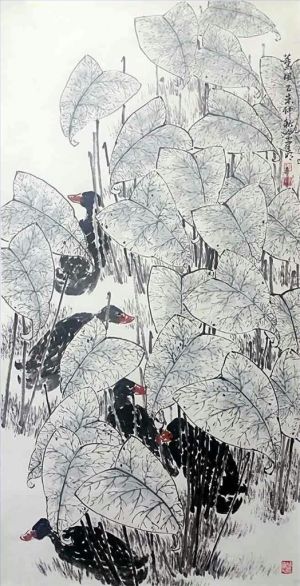 Contemporary Chinese Painting - A  Warm Southerly Breeze